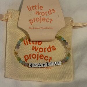 Little Words Project Grateful Bracelet Stacking Gift Bracelet Mother’s Day